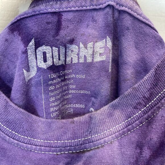 Journey 2XL 1979 Evolution Tour purple Tie Dye Concert Shirt Band T-shirt - Picture 5 of 8